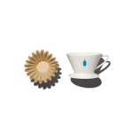 Blue Bottle Dripper with Blue Bottle Coffee Filters