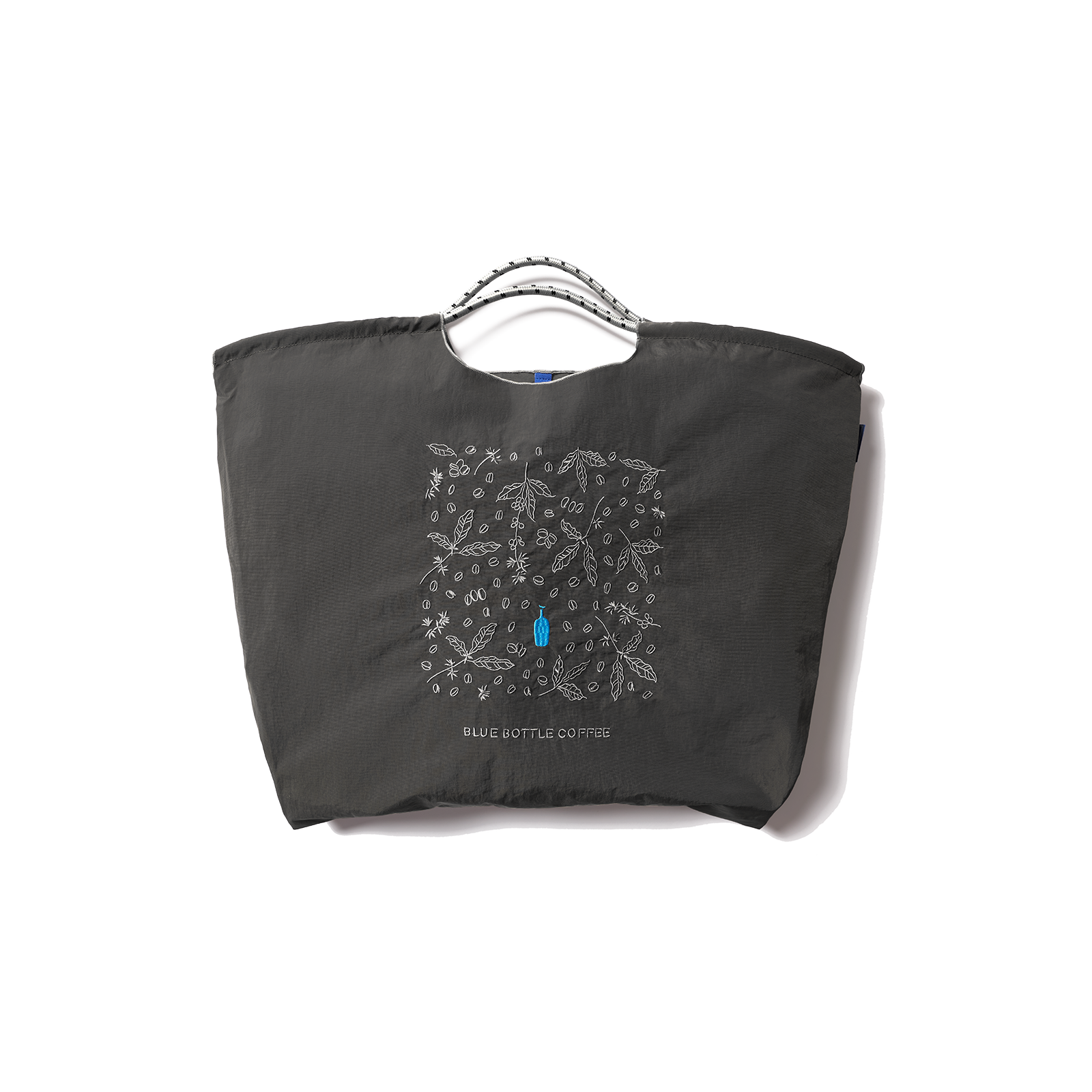 M1_EmbroideredTote_Hero.png Embroidered Blue Bottle Tote - Image 1